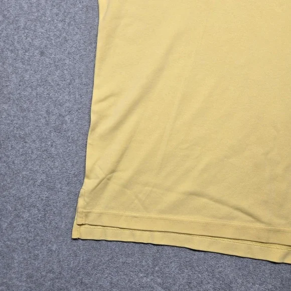 Jos. A. Bank Polo Shirt Mens XL Yellow Traveler's Collection Cotton Short Sleeve - Picture 6 of 16